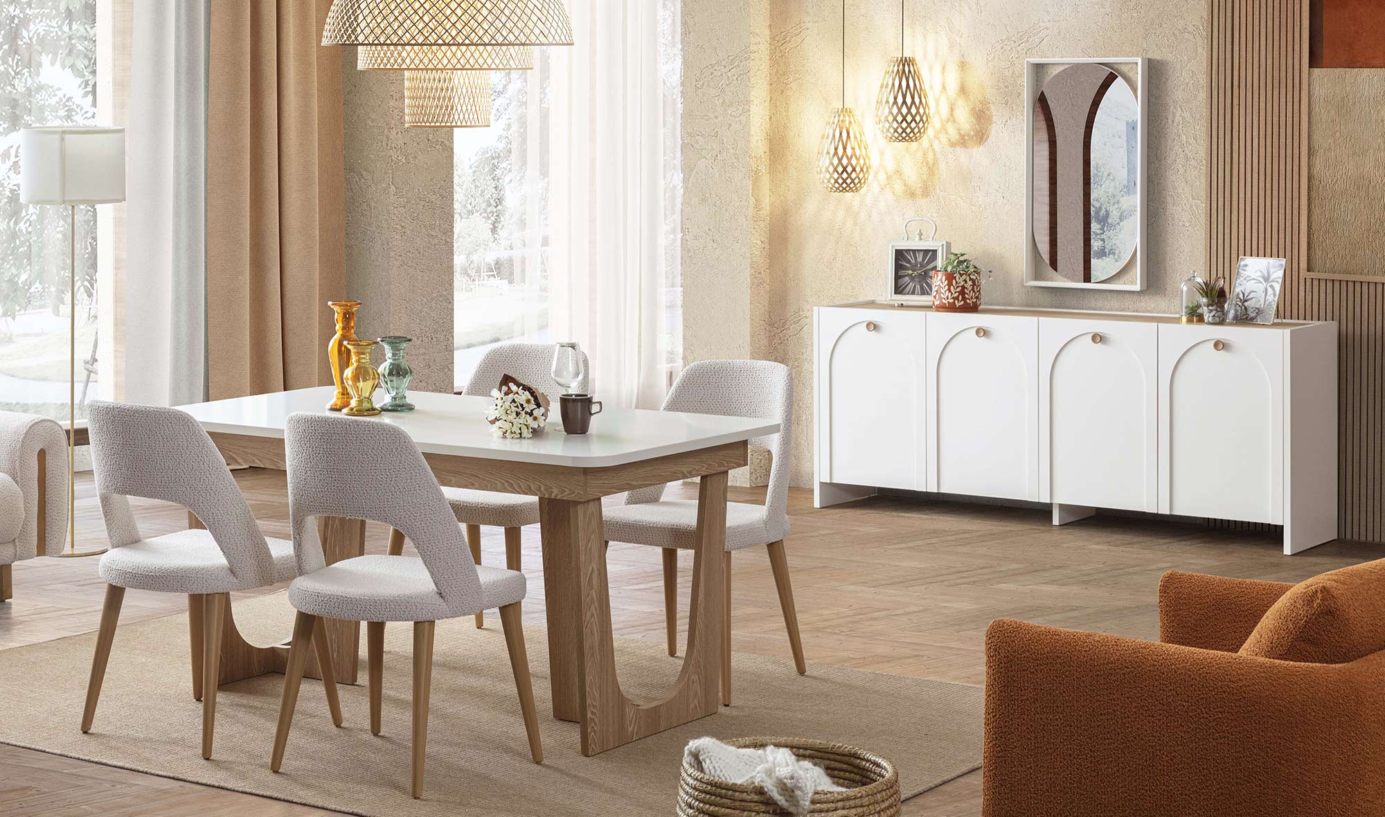 Granada Yemek Odası - 2026 Yemek Odası | Yapı Mobilya - Görsel 1
